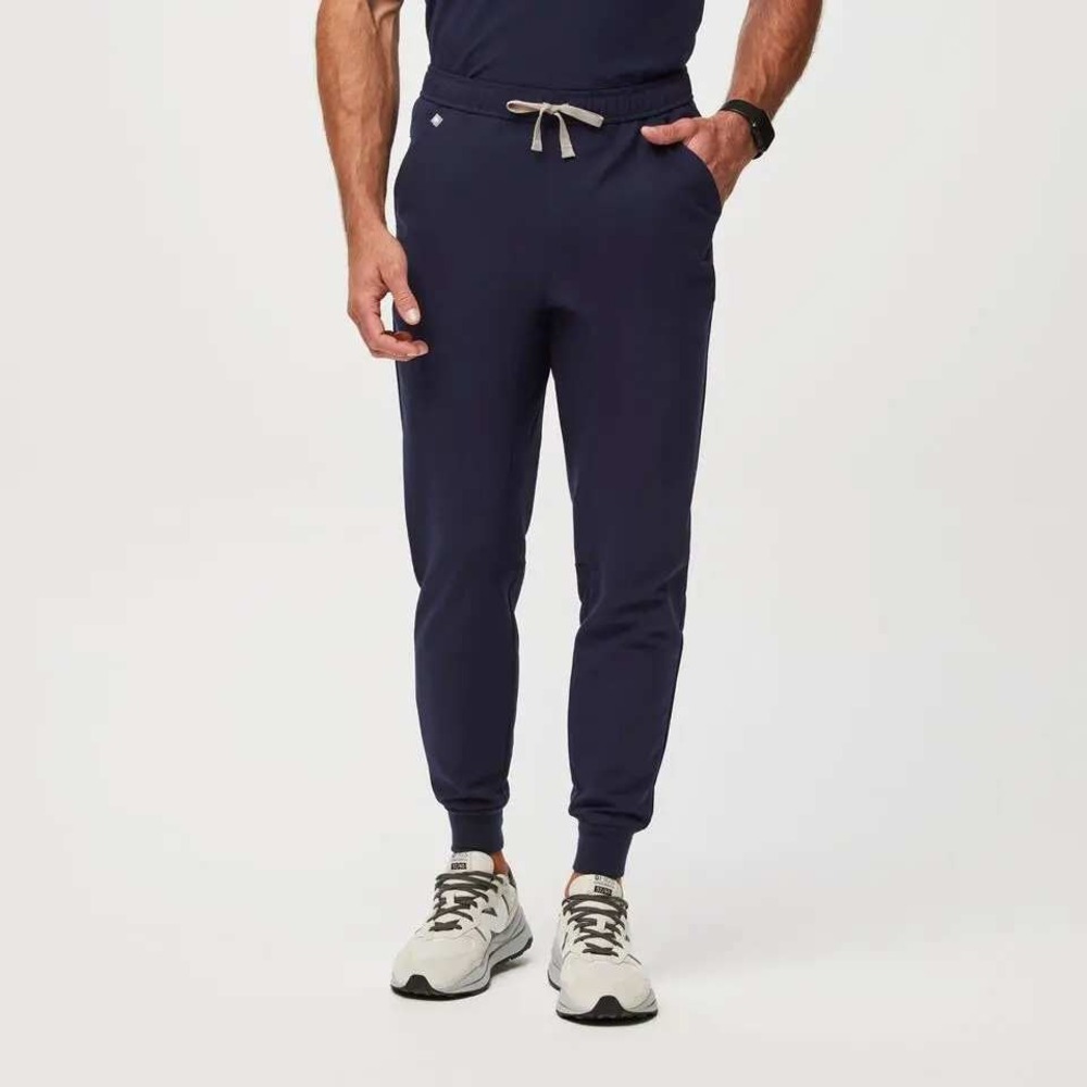 FIGS Men's Tansen Jogger Scrub‎ Pants Navy Blue Size Small / Tall